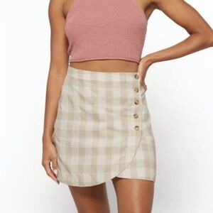 Madewell tulip hem mini skirt size 2
